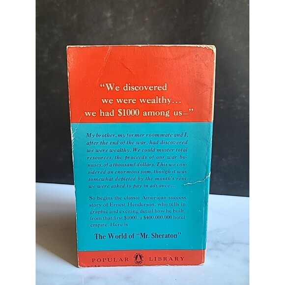 The World Of "Mr. Sheraton" By Ernest Henderson Paperback - Picture 9 of 10